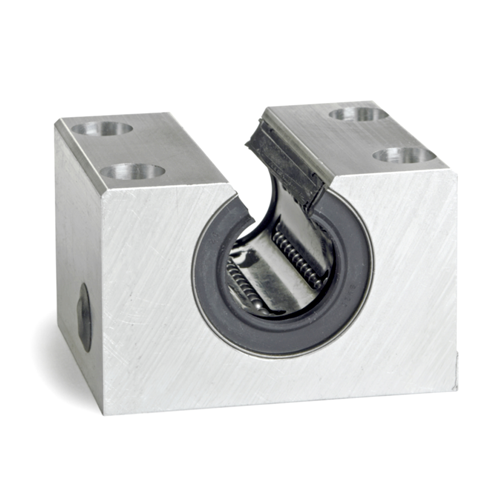 SSEPBOM16DD THOMSON BALL BUSHING<BR>SSE SERIES 16MM OPEN PILLOW BLOCK BEARING SELF ALIGNING 494.6 LBF